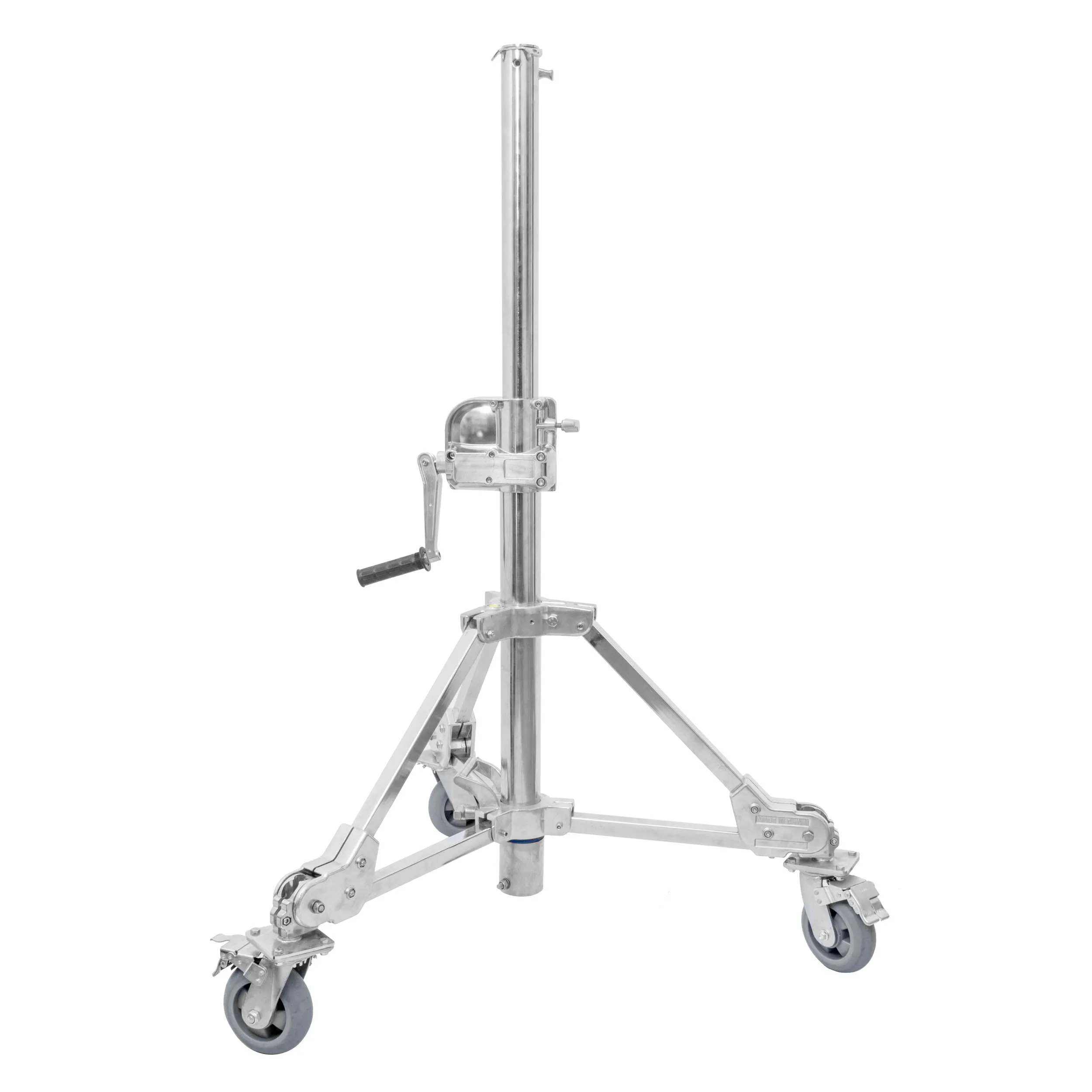 173cm Master Wheeled Junior Pin Wind Up Stand With  1 Riser (SPECIAL ORDER)