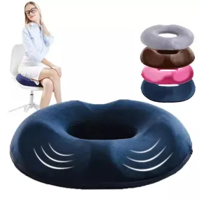 1PCS Donut Pillow Hemorrhoid Seat Cushion Tailbone Coccyx Orthopedic Medical Seat Prostate Chair for Memory Foam