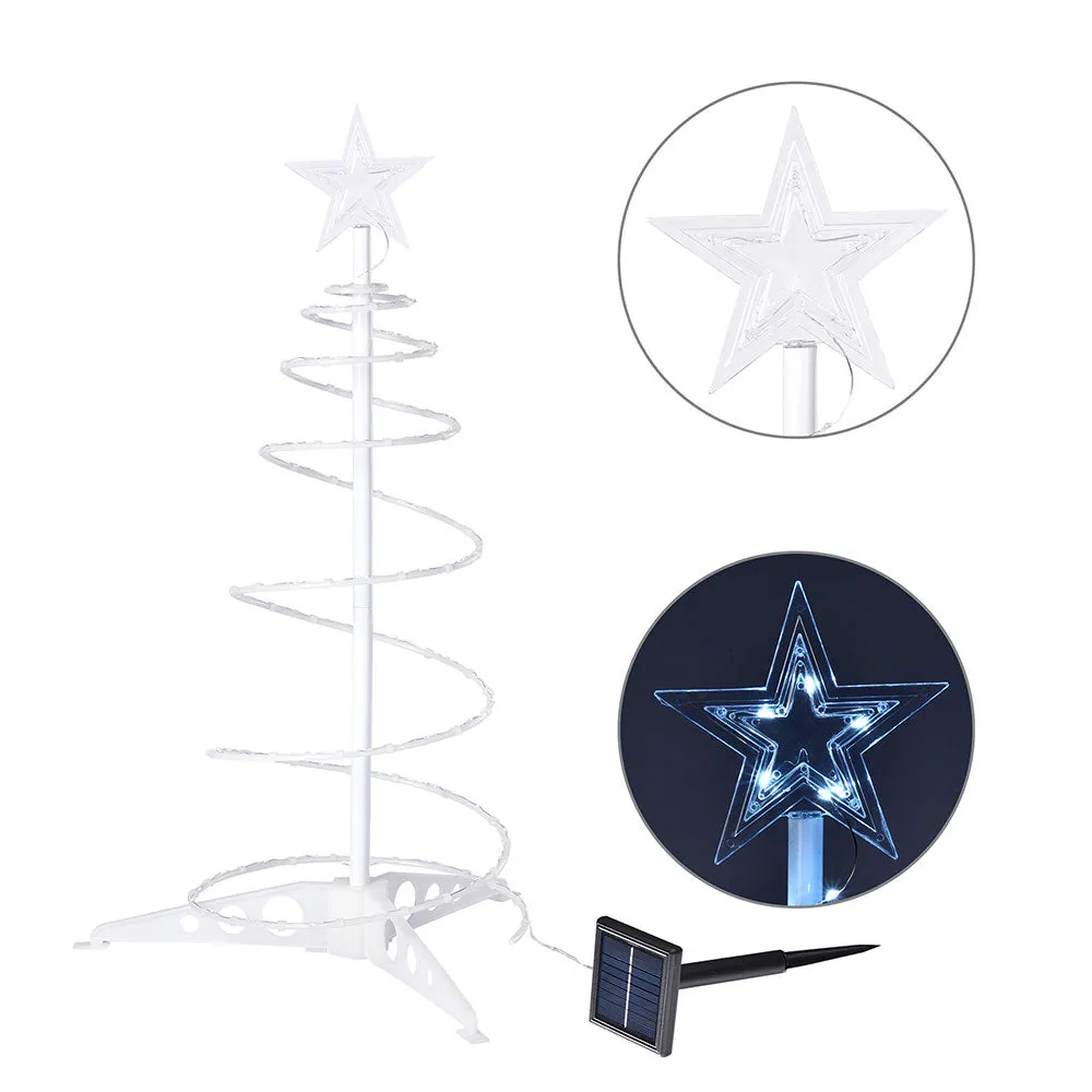 2' Lighted Spiral Xmas Tree Solar Powered