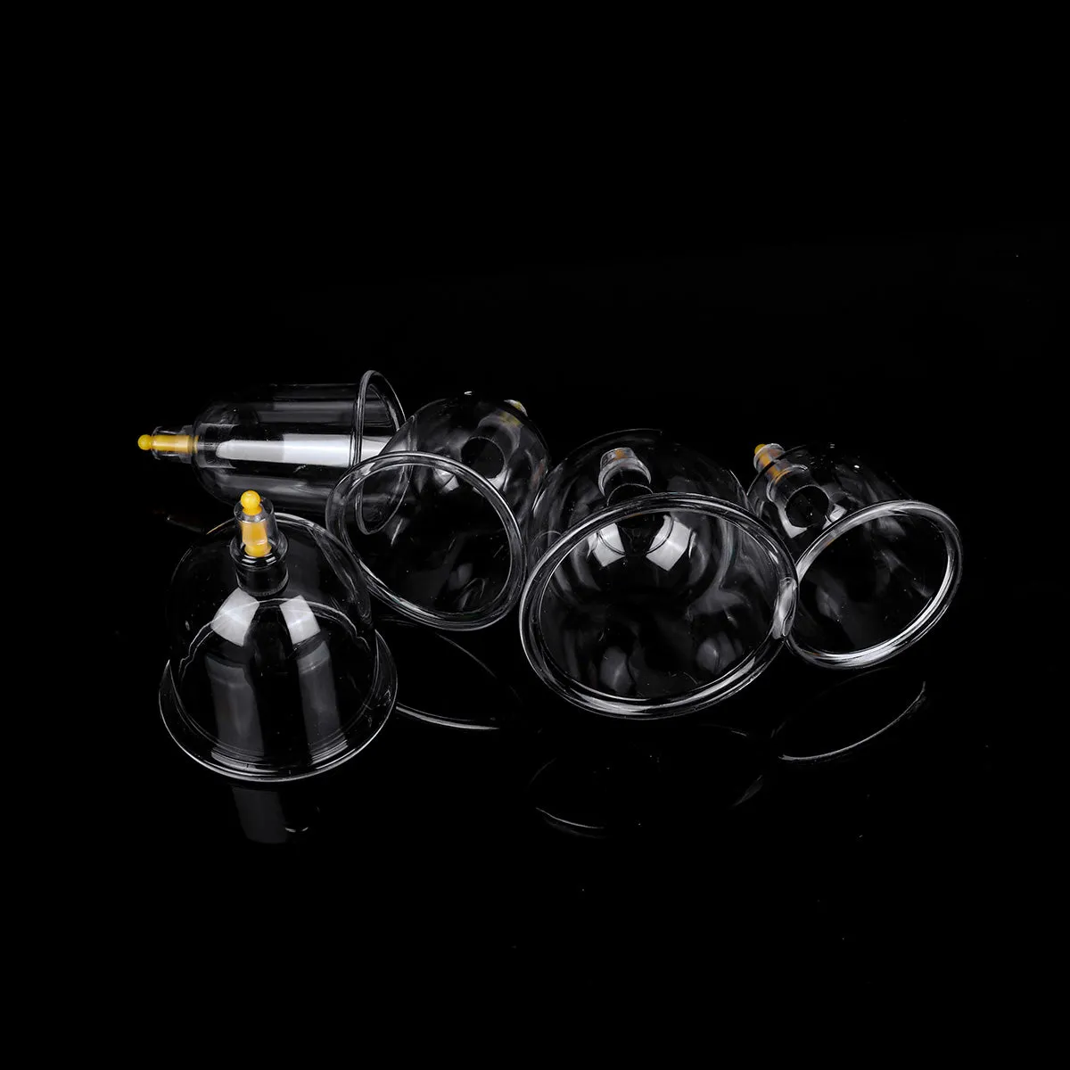 24 Cup Vacuum Cupping Set Massage Acupuncture Kit Suction Massager for Pain Relief - Device