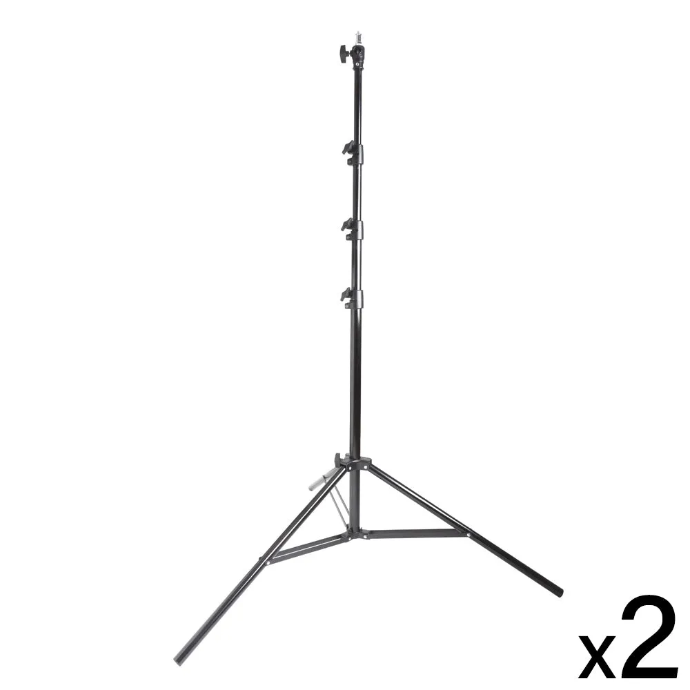 240cm Air Cushioned Studio Light Stand 4 Spigot Mount