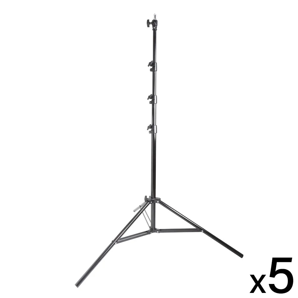 240cm Air Cushioned Studio Light Stand 4 Spigot Mount