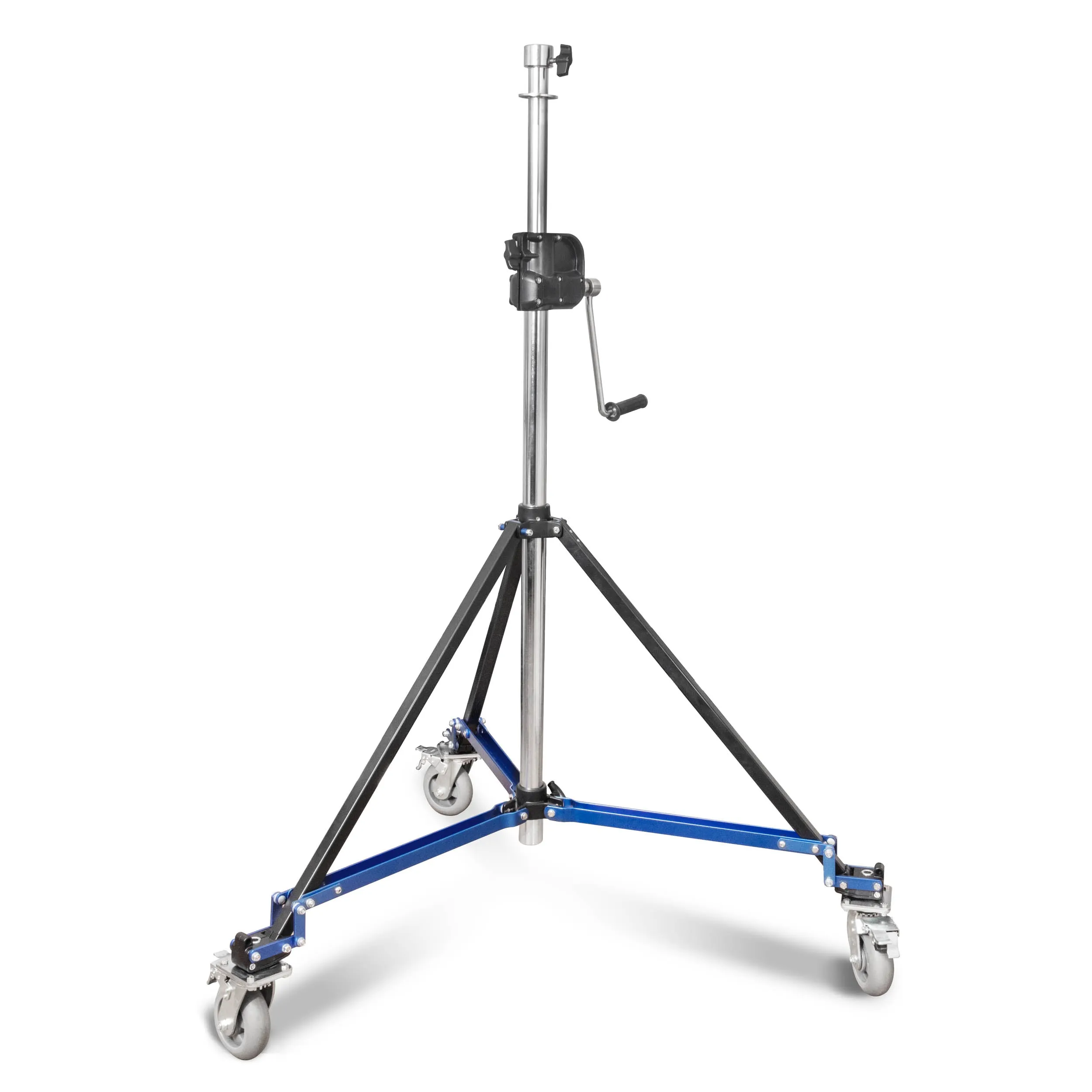 280cm Heavy-Duty Single-Riser Geared Junior Pin Wind-up Stand