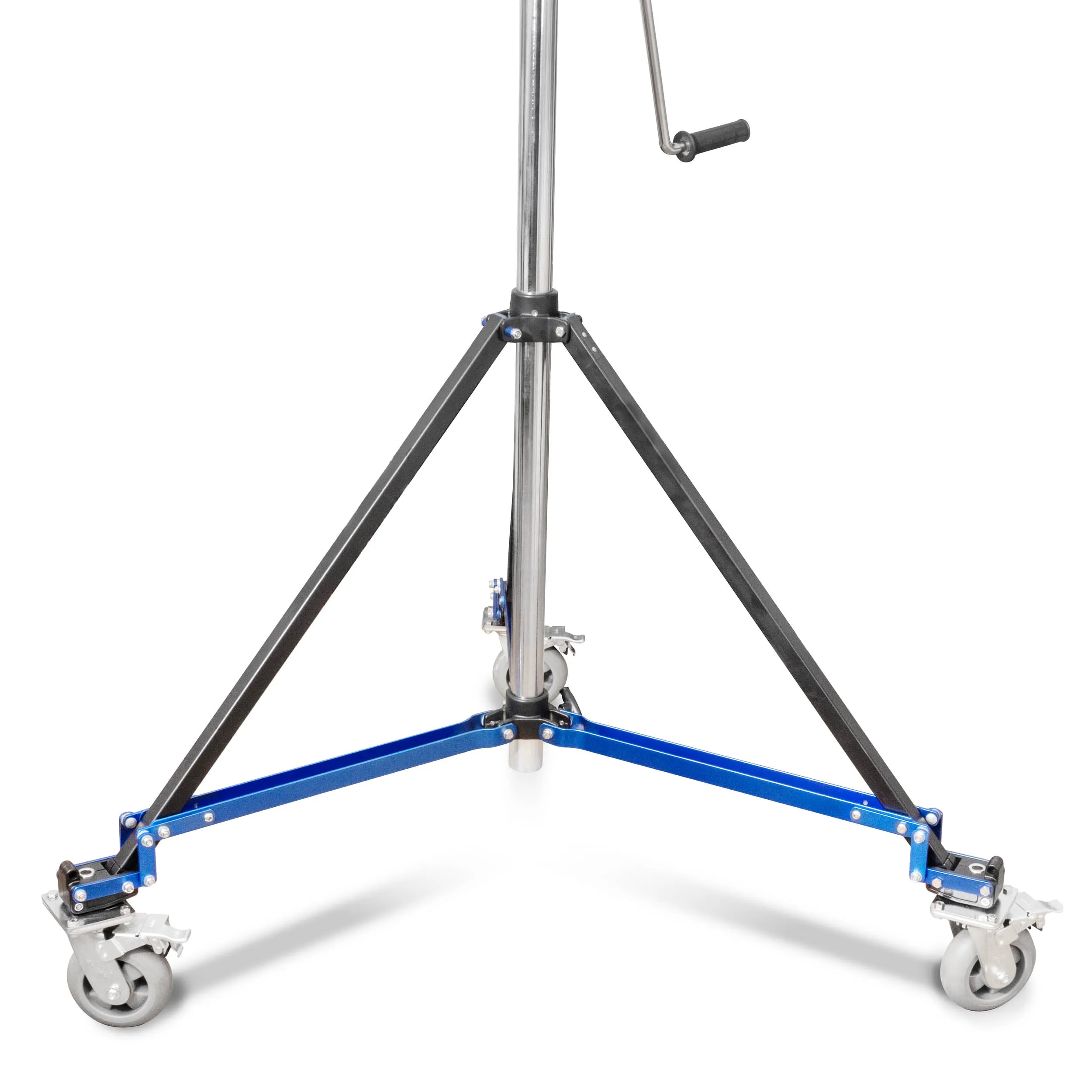 280cm Heavy-Duty Single-Riser Geared Junior Pin Wind-up Stand