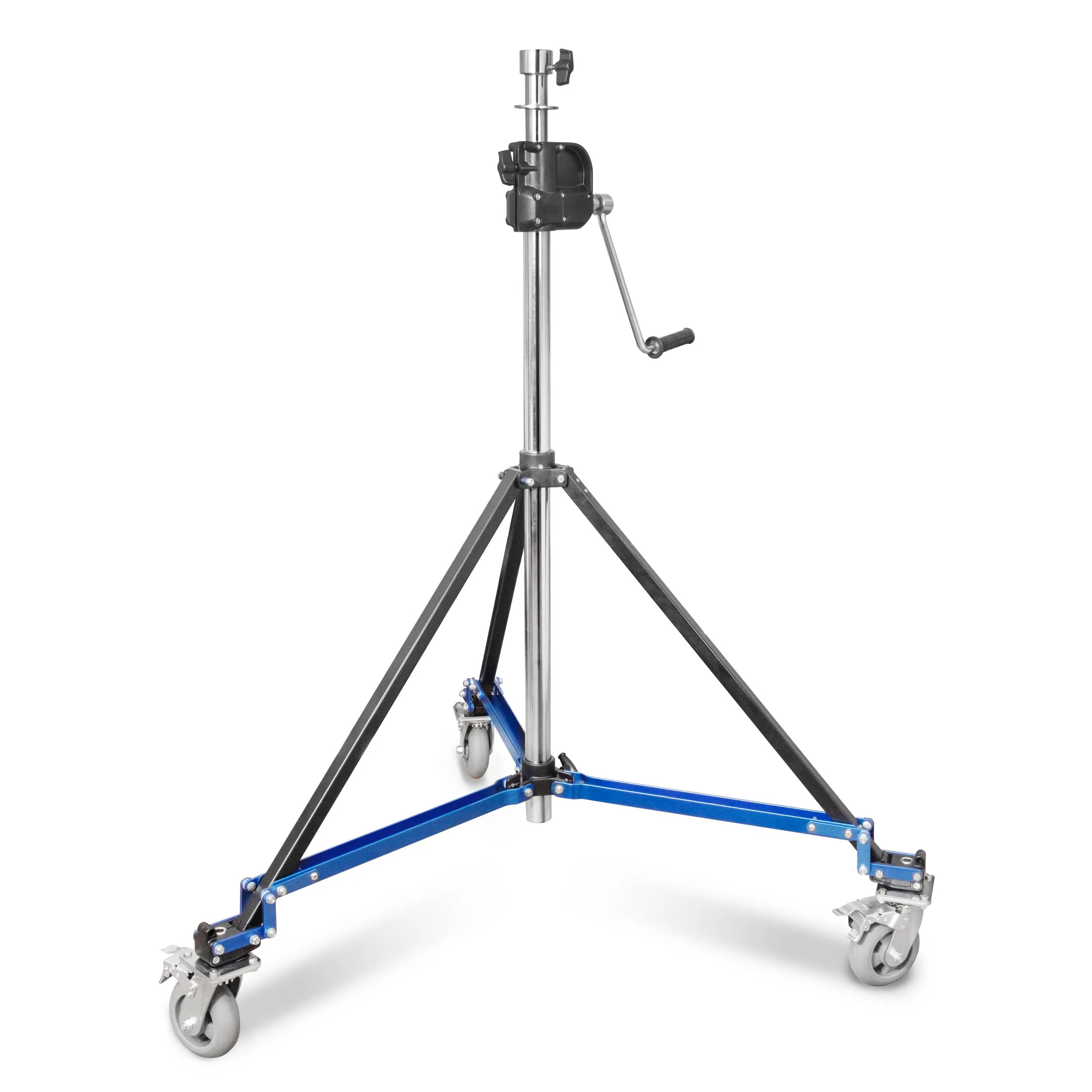 280cm Heavy-Duty Single-Riser Geared Junior Pin Wind-up Stand