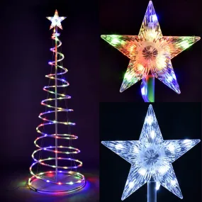 5' LED Spiral Xmas Tree USB Powered Outdoor/Indoor