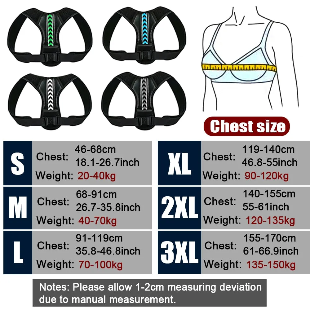 Adjustable Back Shoulder Posture Corrector Belt Clavicle Spine Support Reshape your Body