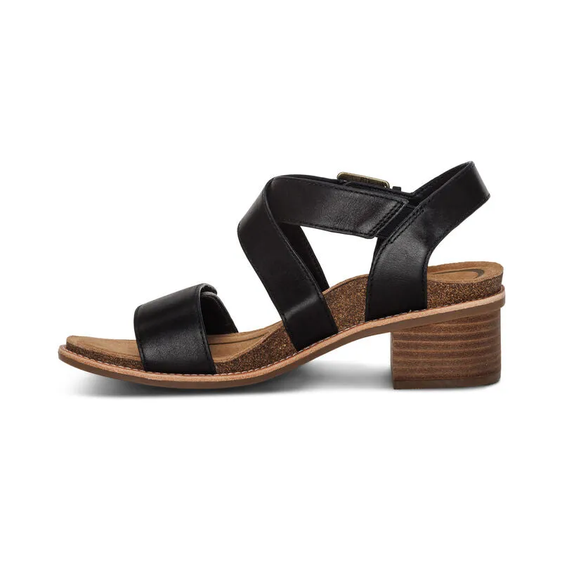 Aetrex Kristin Black Women's Sandal