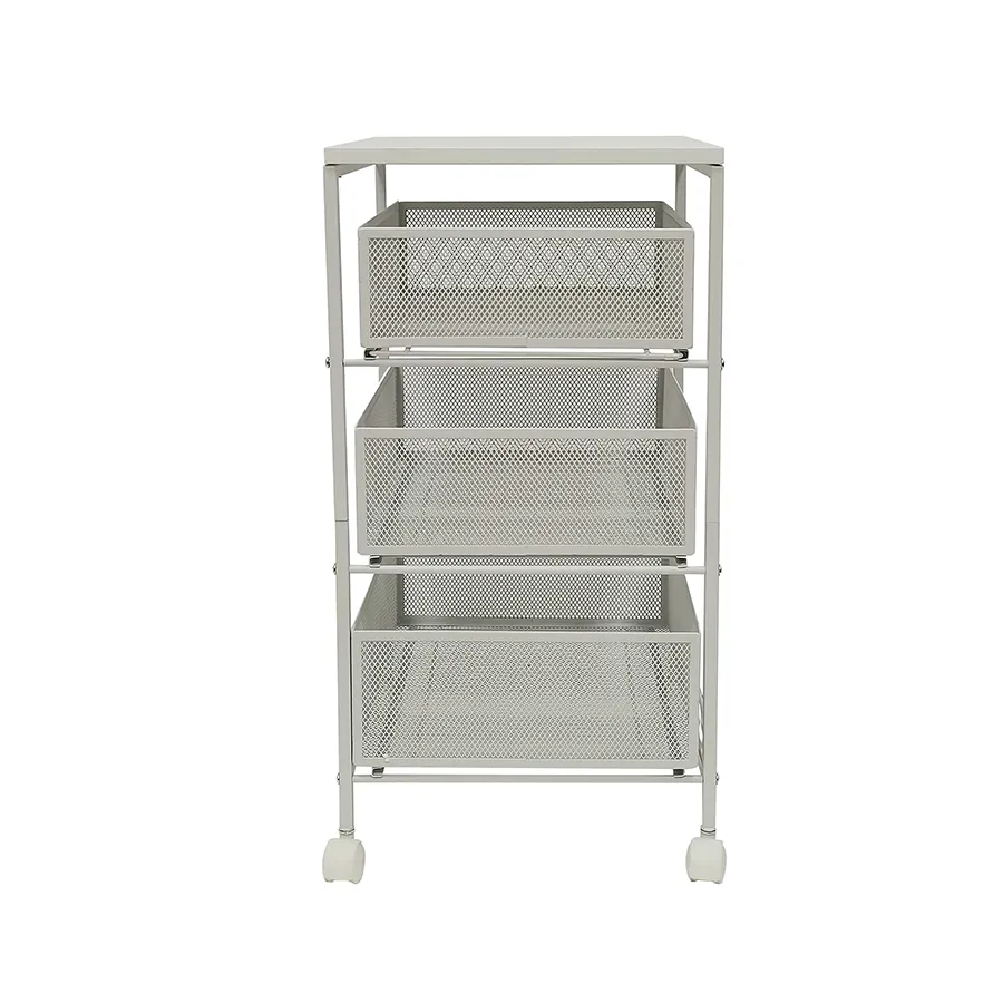 Agata Metal Mesh Trolley