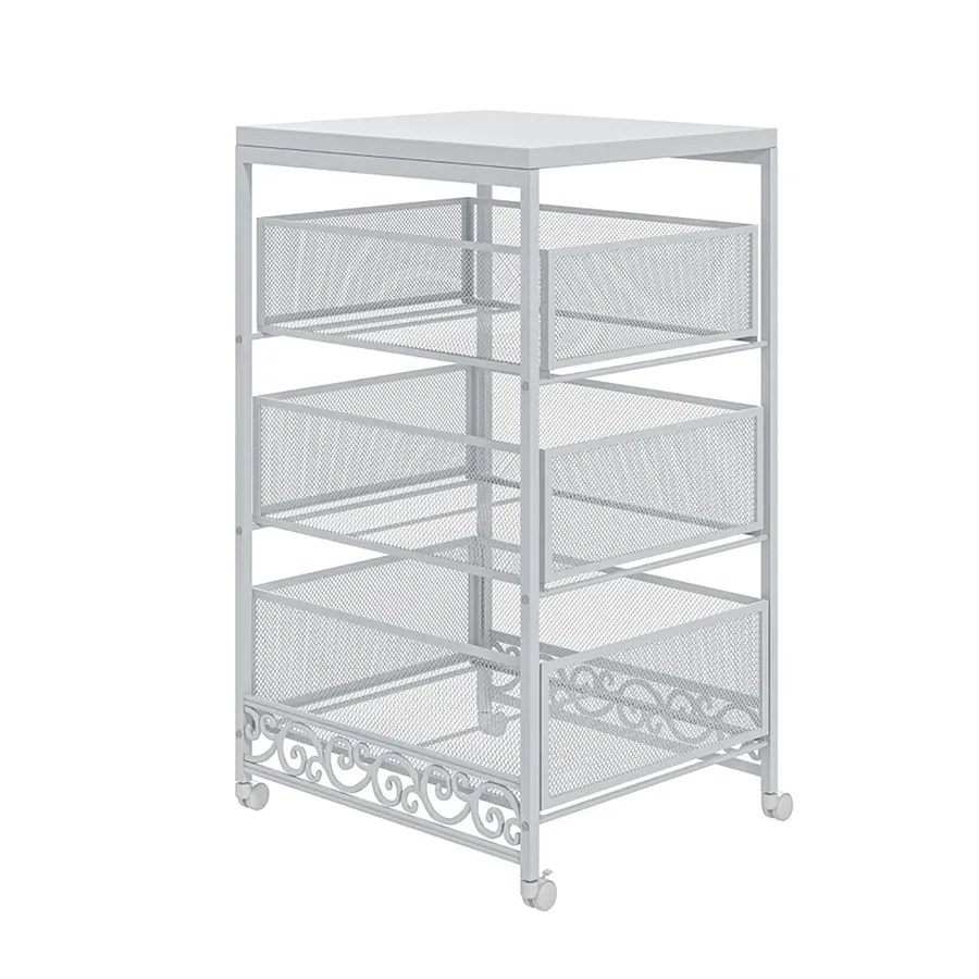 Agata Metal Mesh Trolley