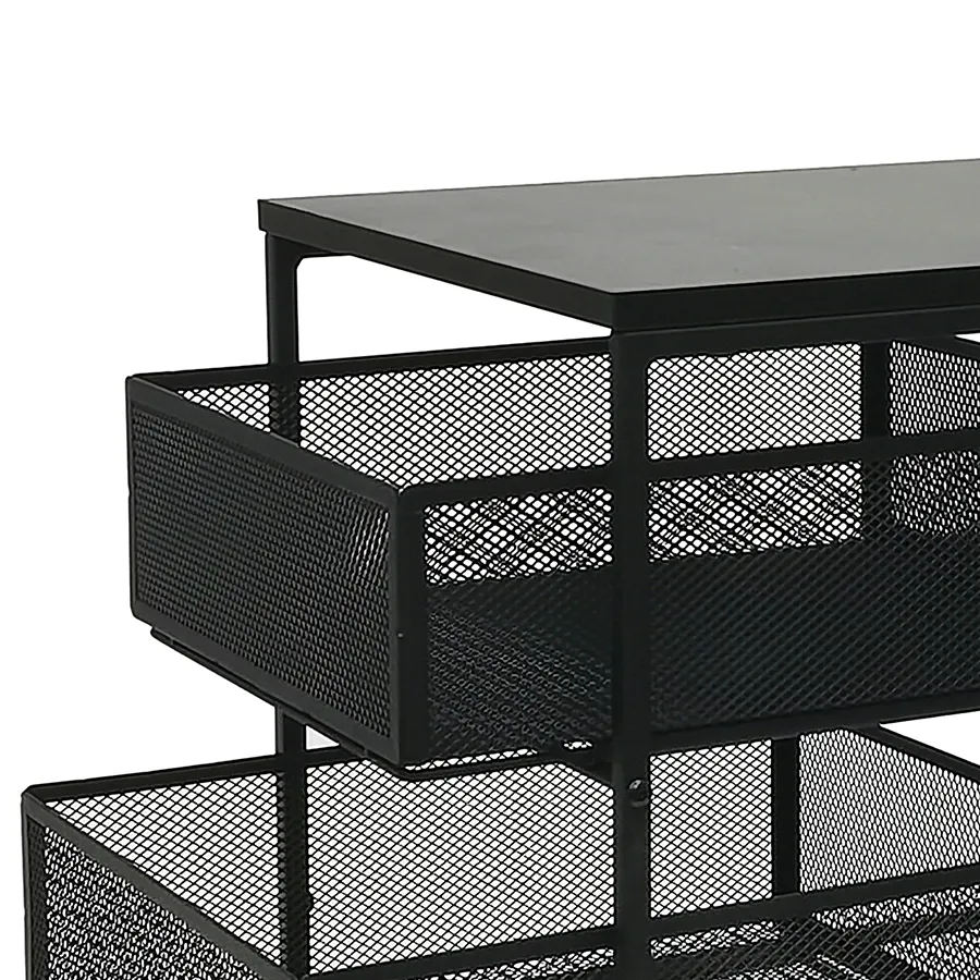 Agata Metal Mesh Trolley