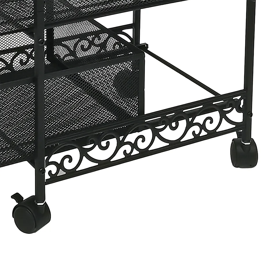 Agata Metal Mesh Trolley