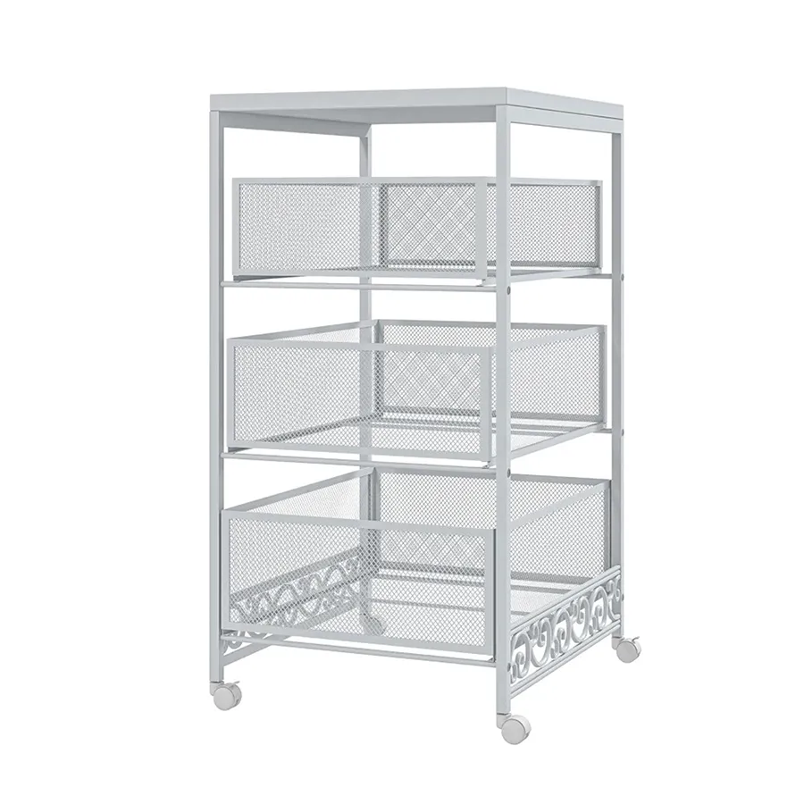 Agata Metal Mesh Trolley