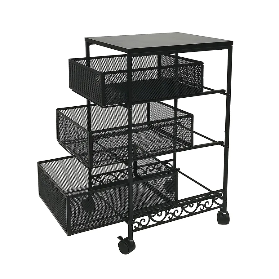 Agata Metal Mesh Trolley