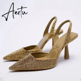 Aiertu  Women High Heel Fashion New Sandals Party Stiletto Women's Shoes Casual Sexy Sandals Ladies Shoes Footwear Zapatillas