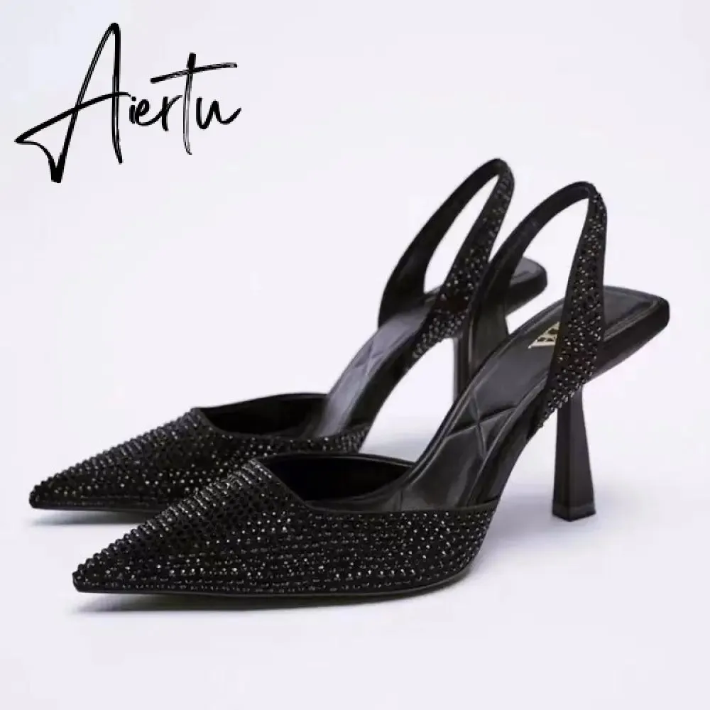 Aiertu  Women High Heel Fashion New Sandals Party Stiletto Women's Shoes Casual Sexy Sandals Ladies Shoes Footwear Zapatillas