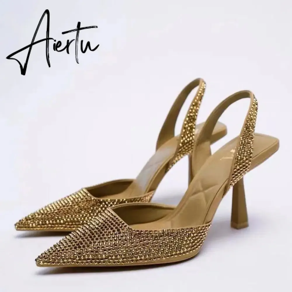 Aiertu  Women High Heel Fashion New Sandals Party Stiletto Women's Shoes Casual Sexy Sandals Ladies Shoes Footwear Zapatillas