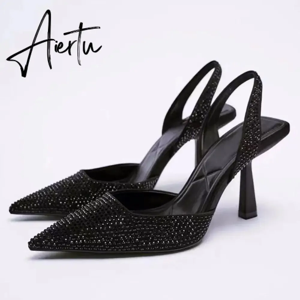 Aiertu  Women High Heel Fashion New Sandals Party Stiletto Women's Shoes Casual Sexy Sandals Ladies Shoes Footwear Zapatillas