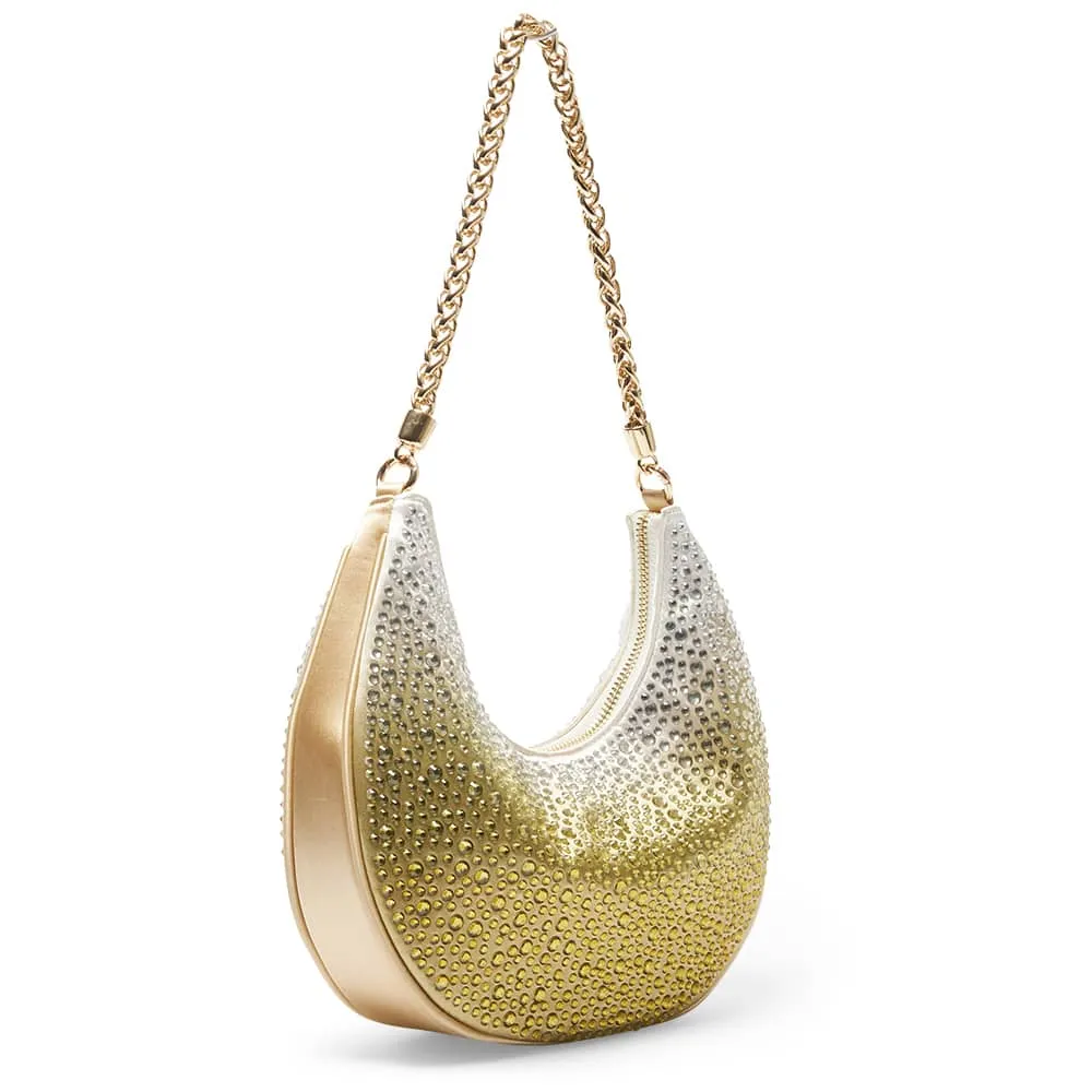 Allie Handbag in Gold Ombre Crystal