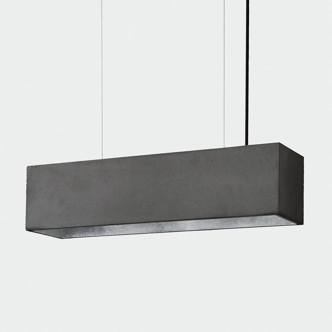 B4 Concrete Pendant Light - Dark Grey - GANTlights