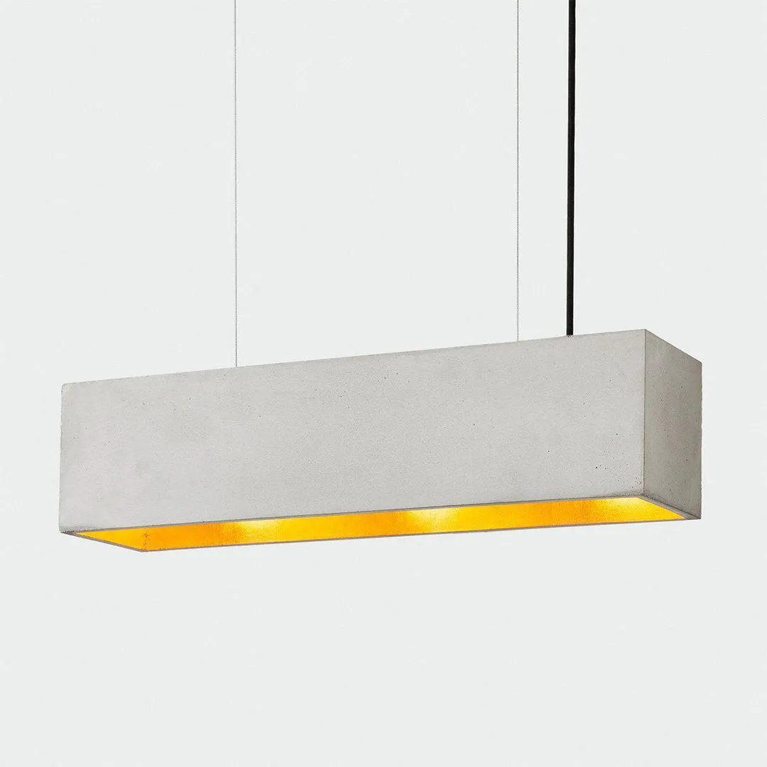 B4 Concrete Pendant Light - Light Grey - GANTlights