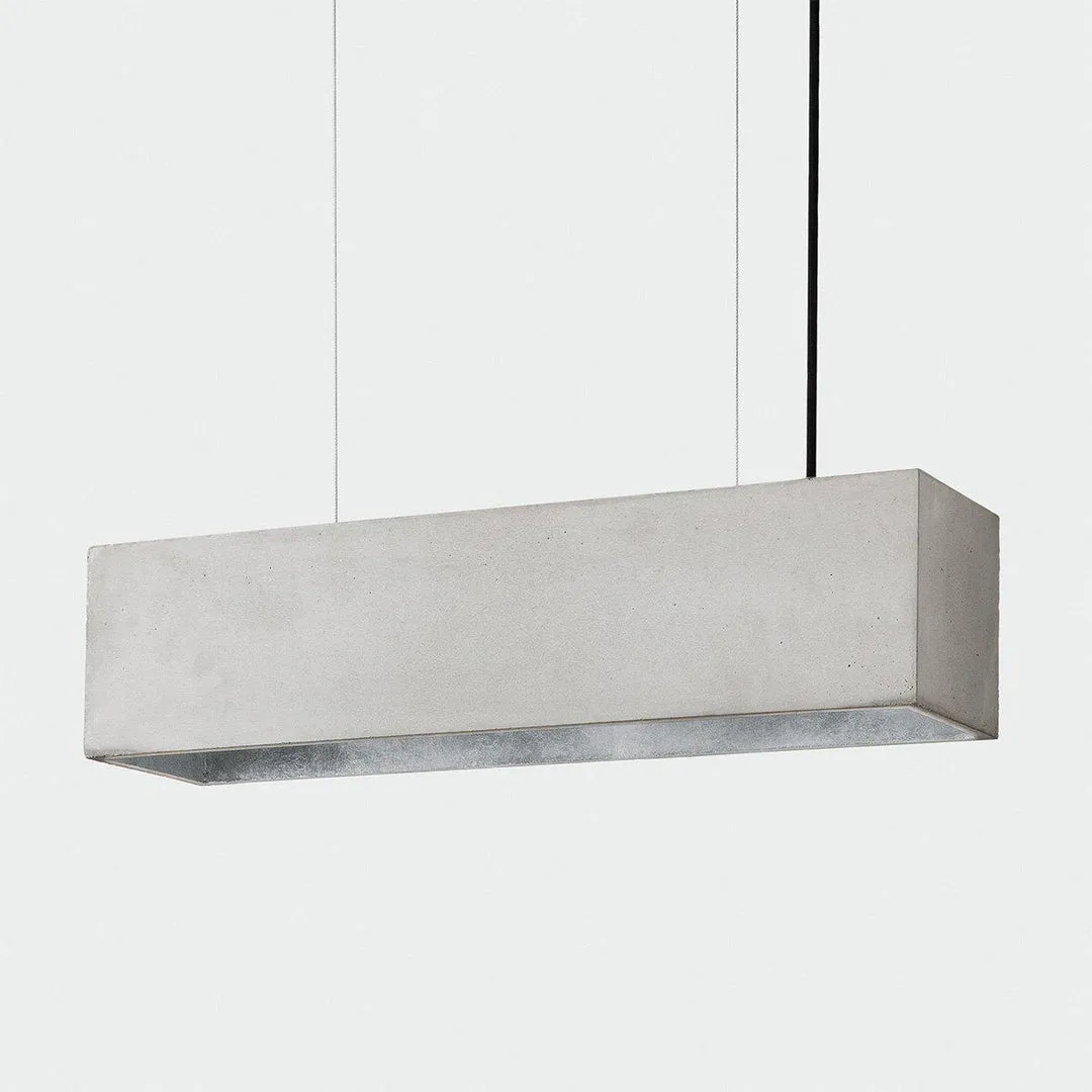 B4 Concrete Pendant Light - Light Grey - GANTlights