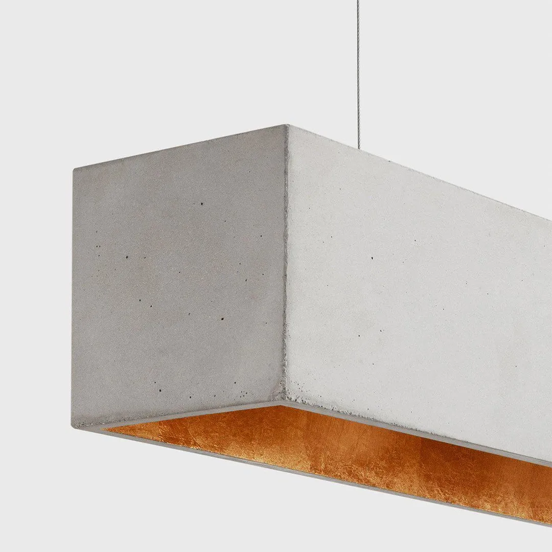 B4 Concrete Pendant Light - Light Grey - GANTlights