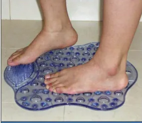 Bath Mat With Foot Cleaner