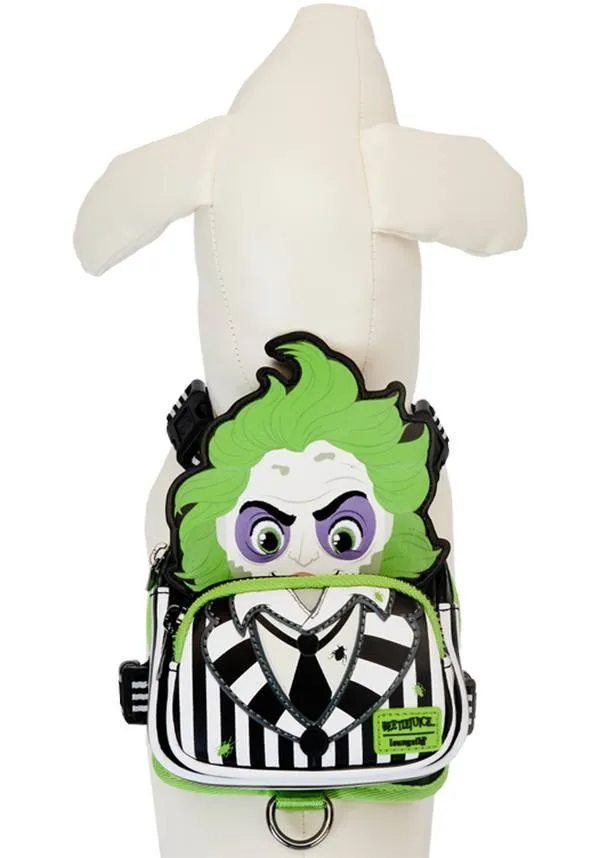 Beetlejuice: Mini Backpack | DOG HARNESS [LARGE]*