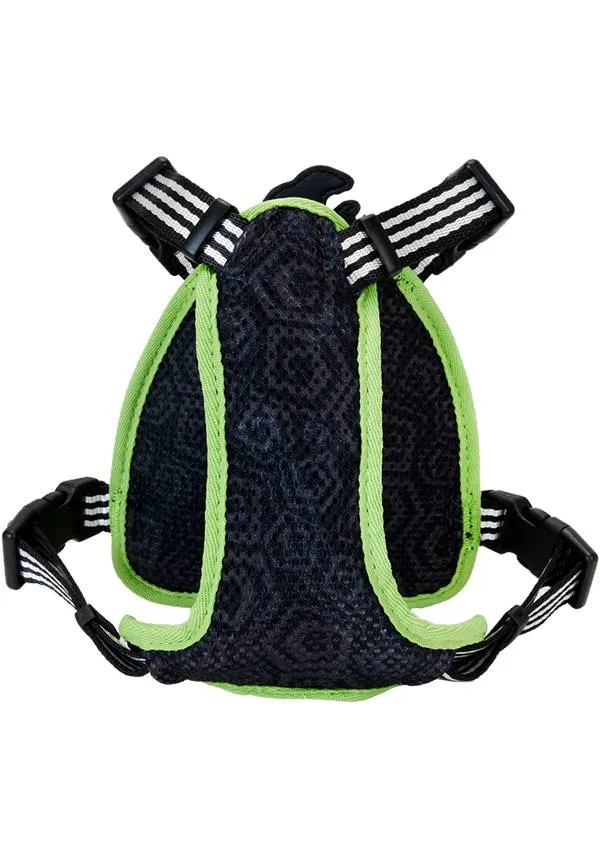 Beetlejuice: Mini Backpack | DOG HARNESS [LARGE]*