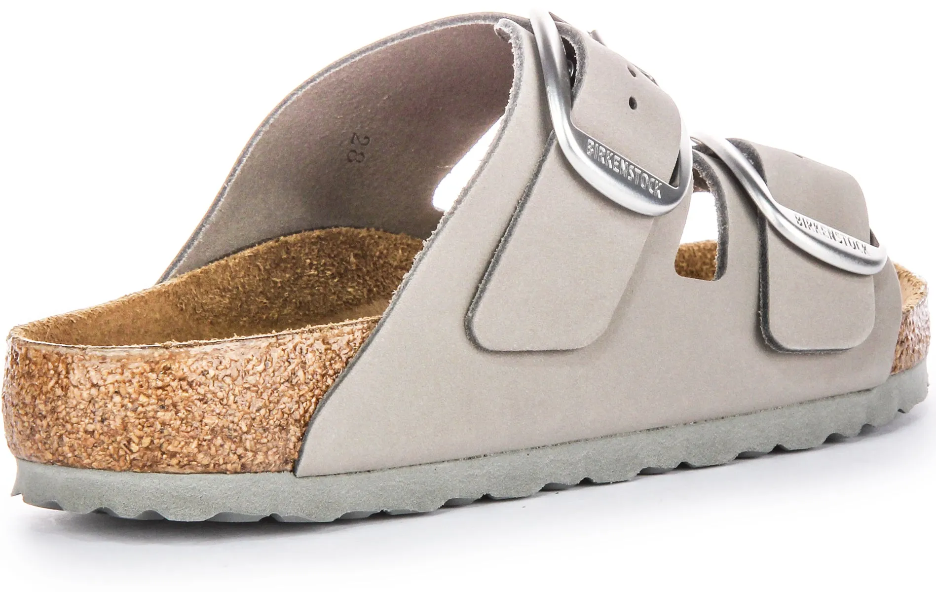 Birkenstock Arizona Big Buckle In Grey | Regular Fit