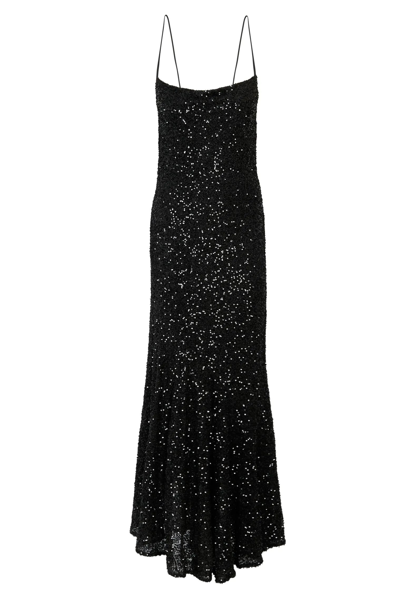 Black Sequin Mya Dress