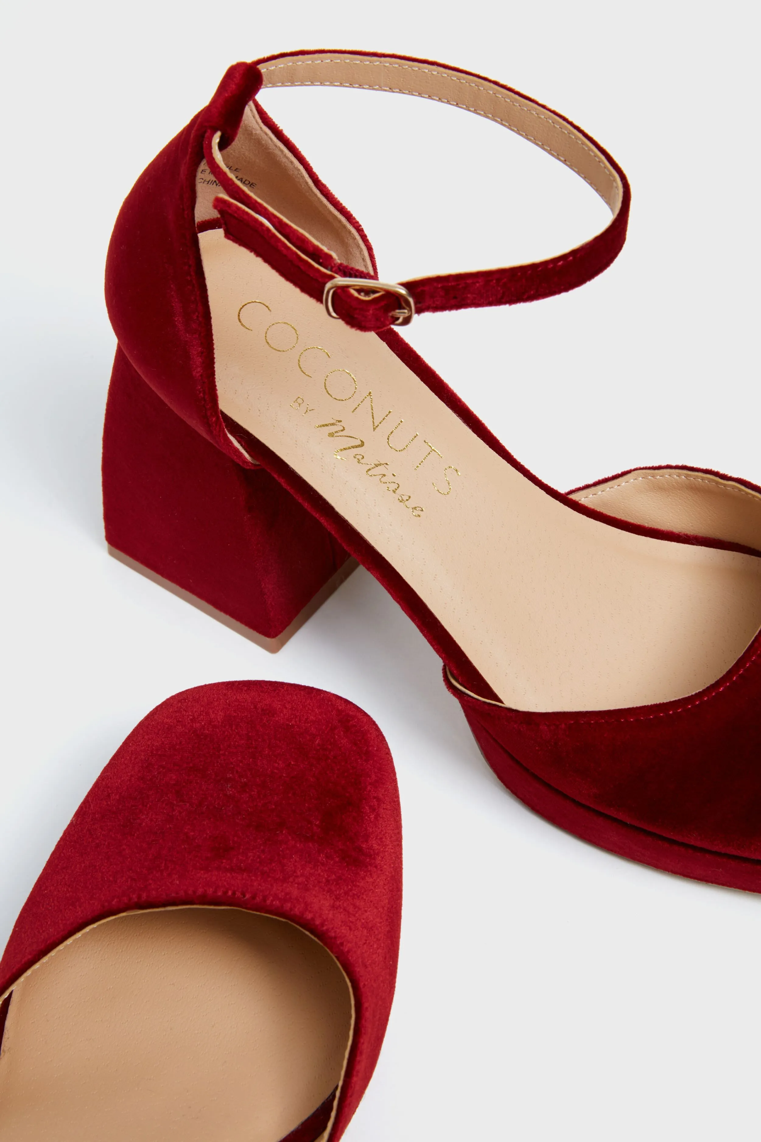 Burgundy Misha Heels