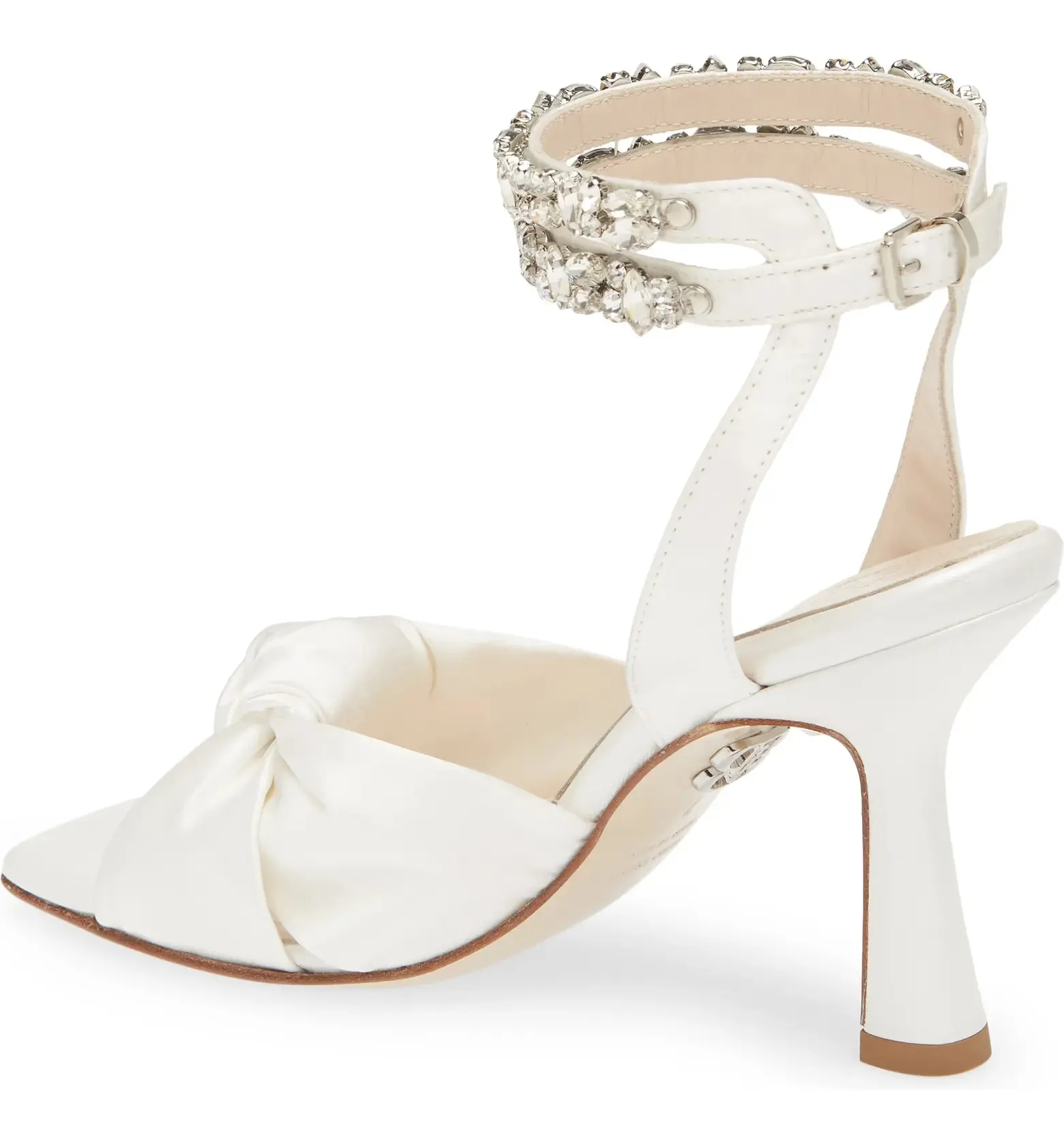 Callie Silk Satin Sandal