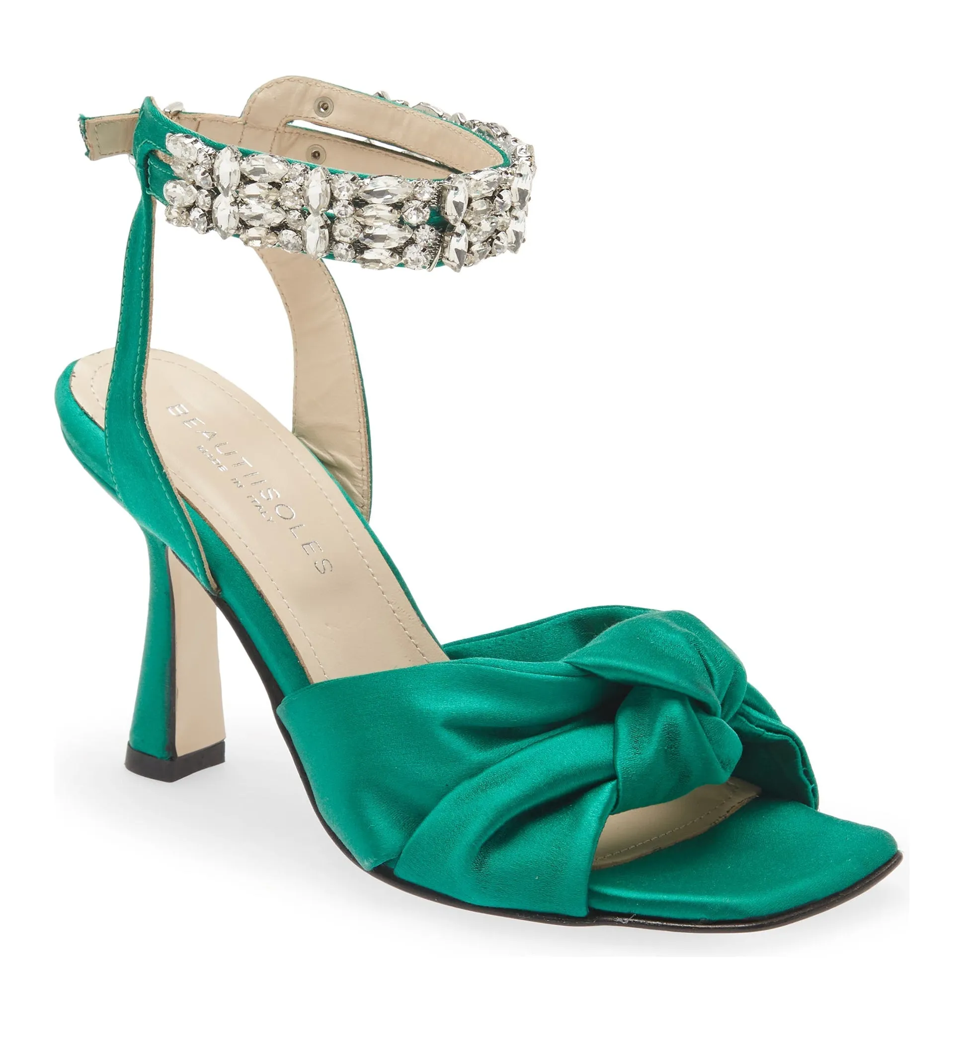 Callie Silk Satin Sandal