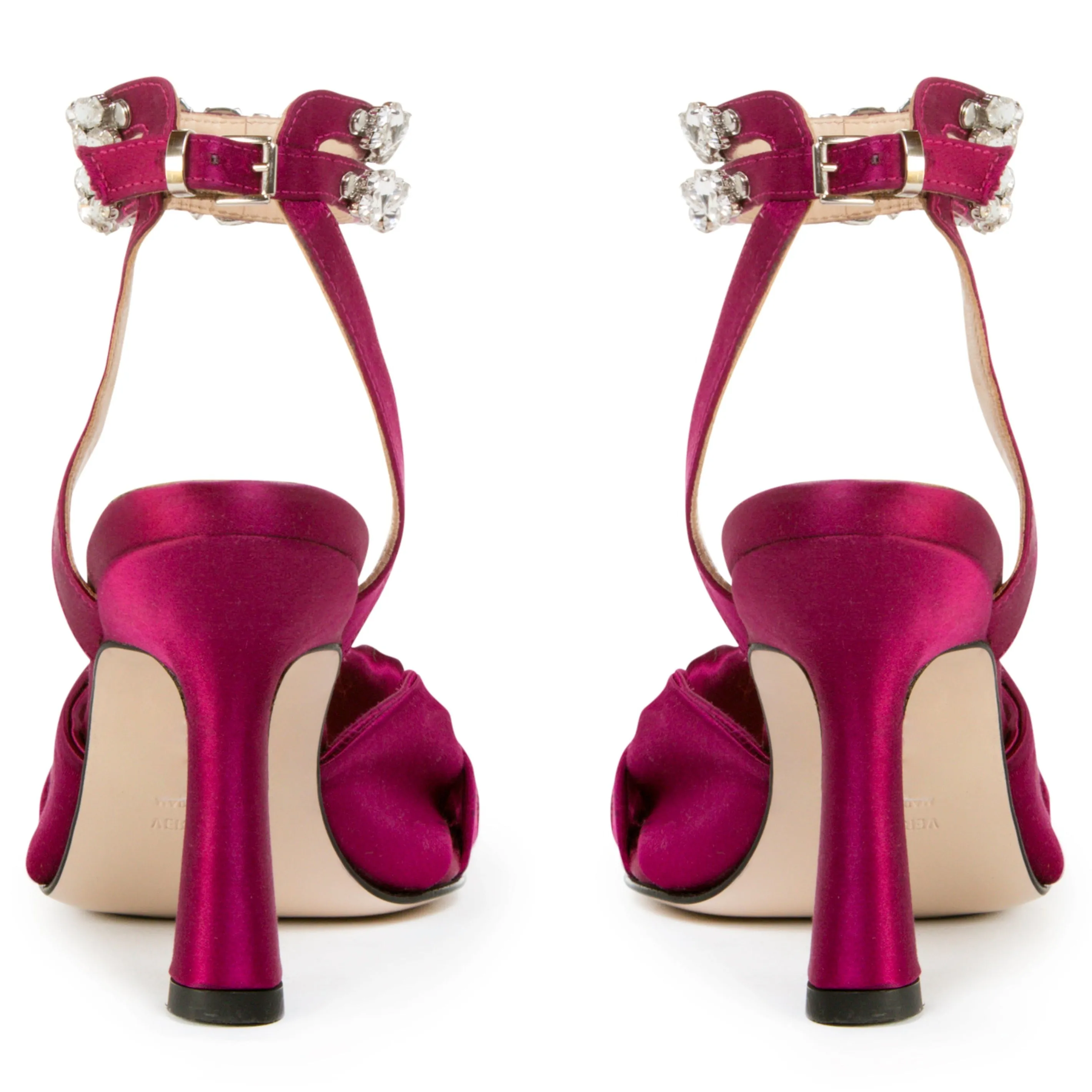 Callie Silk Satin Sandal