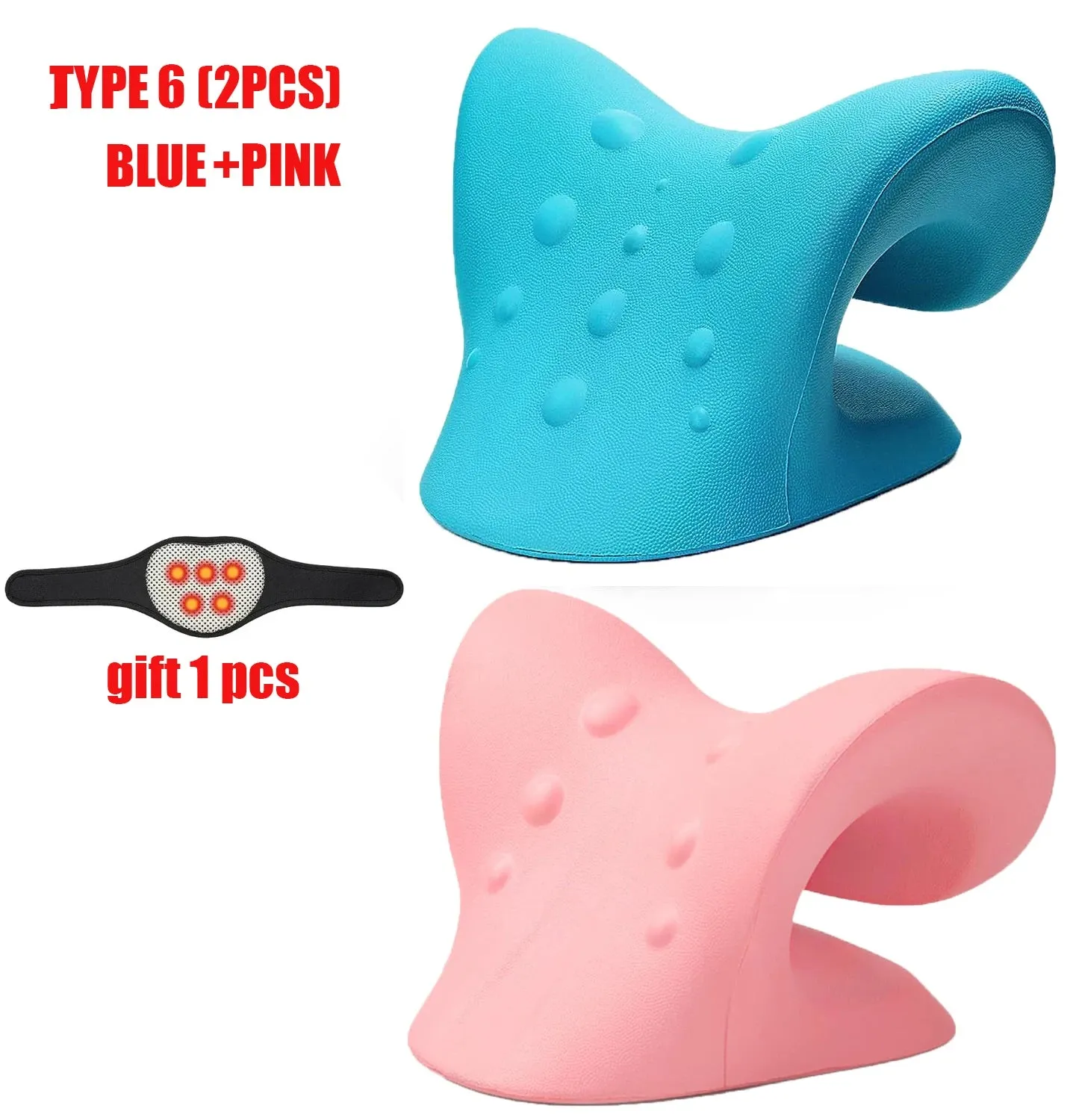 Cervical Spine Stretch Neck Shoulder Relaxer Cervical Muscle Relaxation Massage Pillow Spine Correction