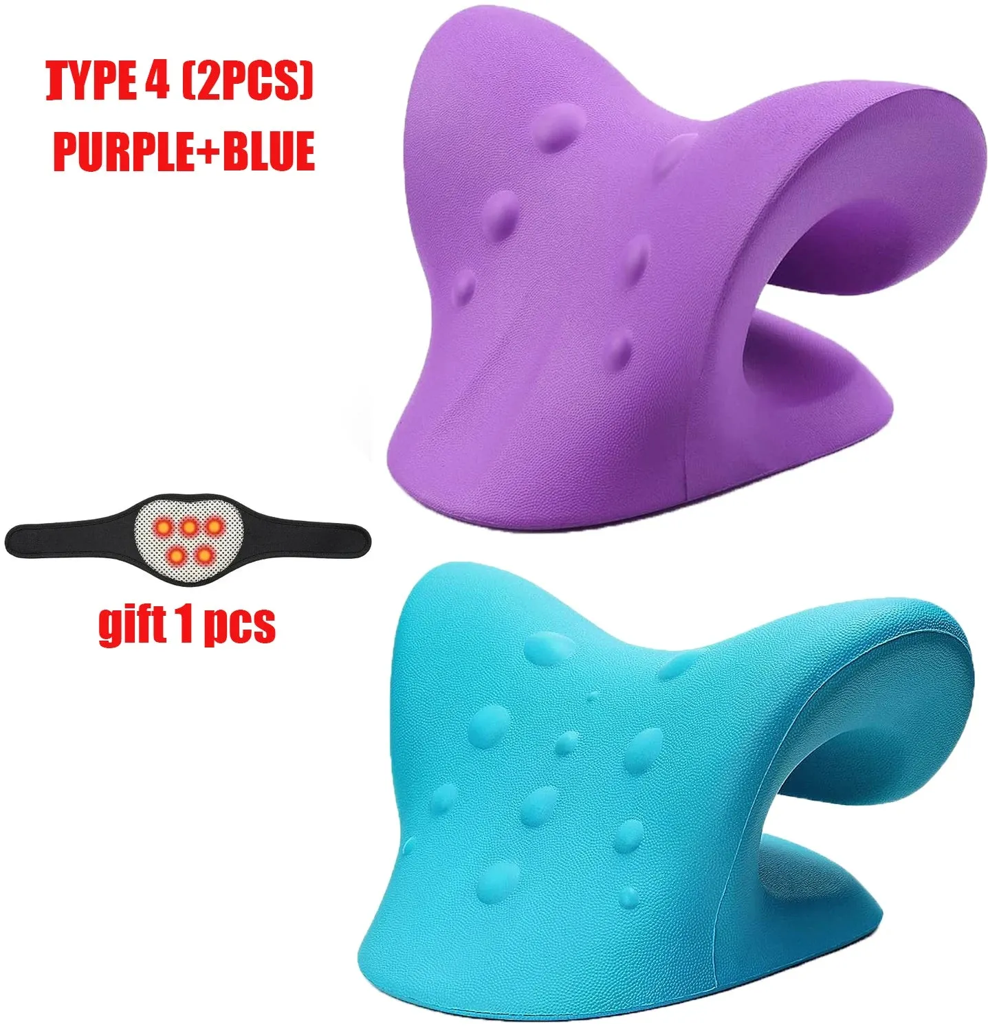 Cervical Spine Stretch Neck Shoulder Relaxer Cervical Muscle Relaxation Massage Pillow Spine Correction