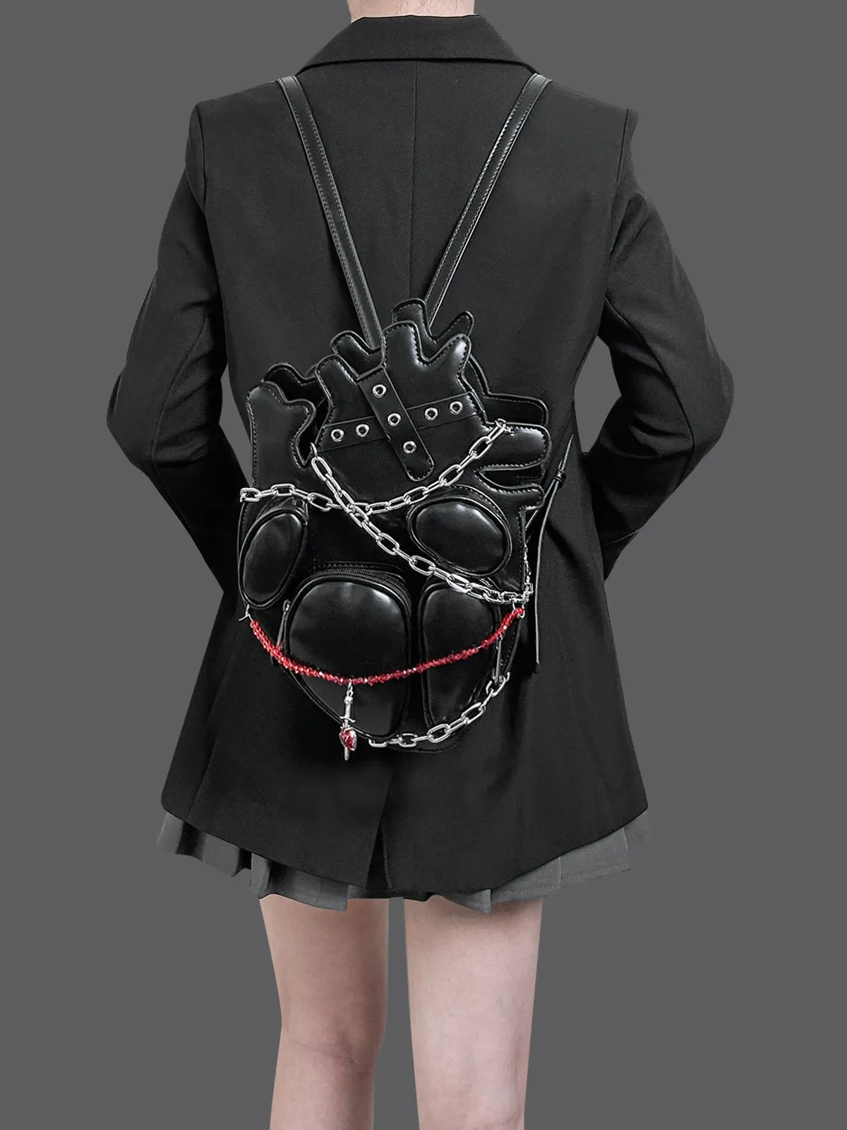 Chained Dark Heart Bag