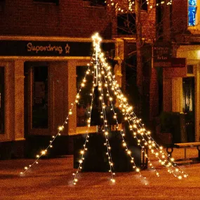 Christmas Tree Light with Pole & Star 9-String