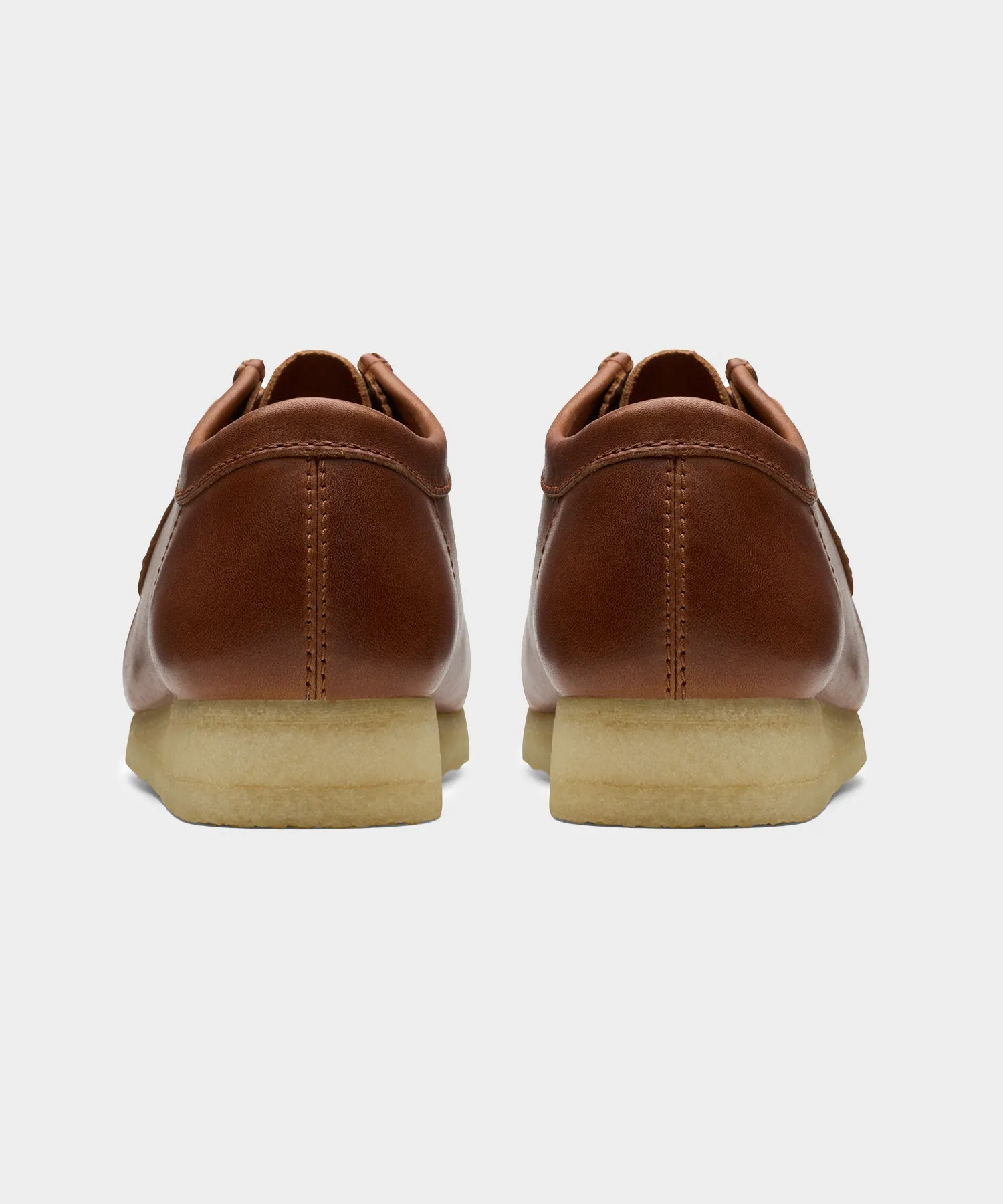 Clarks Wallabee Low in Tan Leather