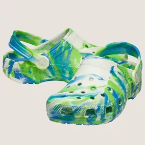 Crocs Kids Classic Glow Marbled Clog