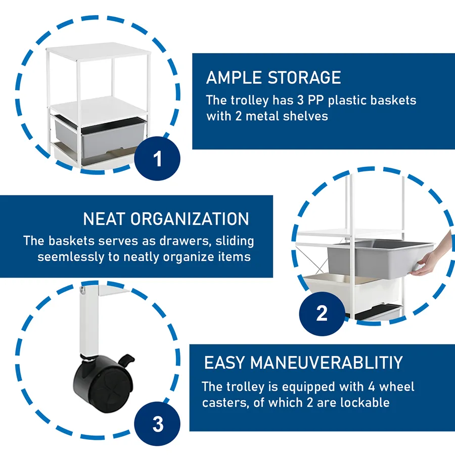 Dawson Mobile Utility Trolley