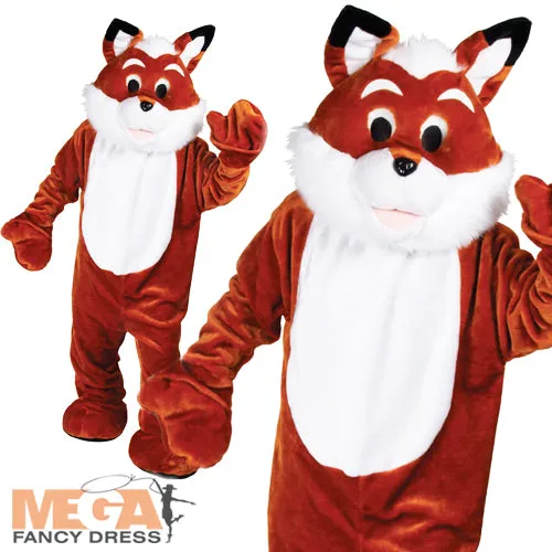 Deluxe Mascot Fantastic Fox Adult Fancy Dress Costume   Head