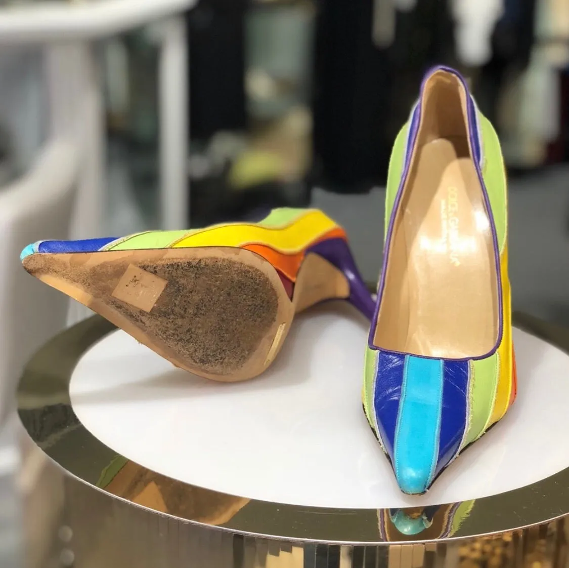 Dolce & Gabbana Rainbow Pumps