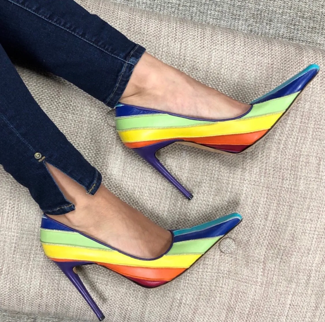 Dolce & Gabbana Rainbow Pumps