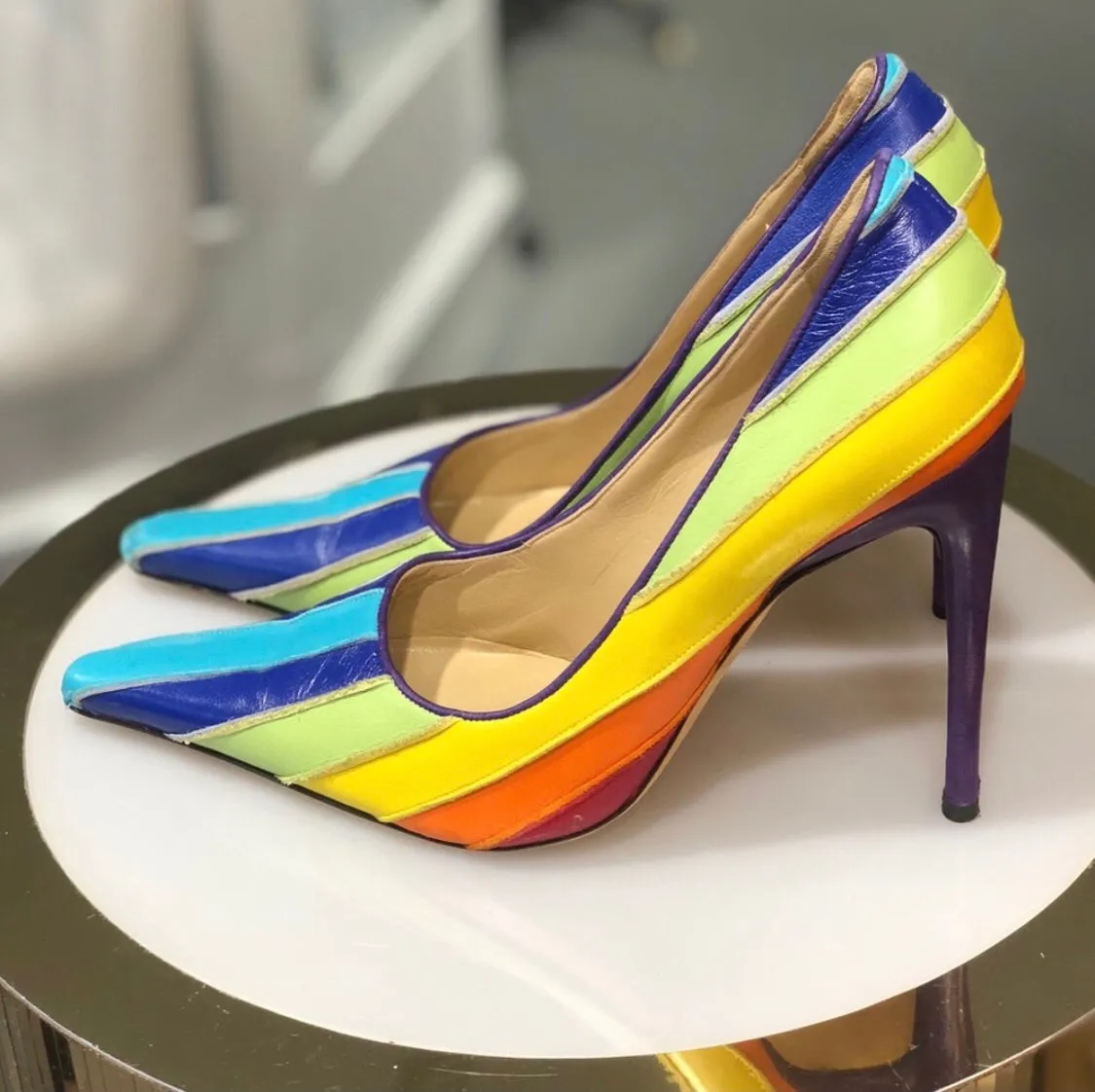 Dolce & Gabbana Rainbow Pumps