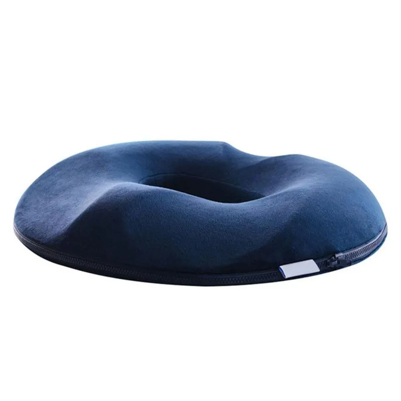 Donut Pillow Hemorrhoid Seat Cushion Coccyx Orthopedic Massage Hemorrhoids Chair Cushion Office Car Pain Relief Support Pillows