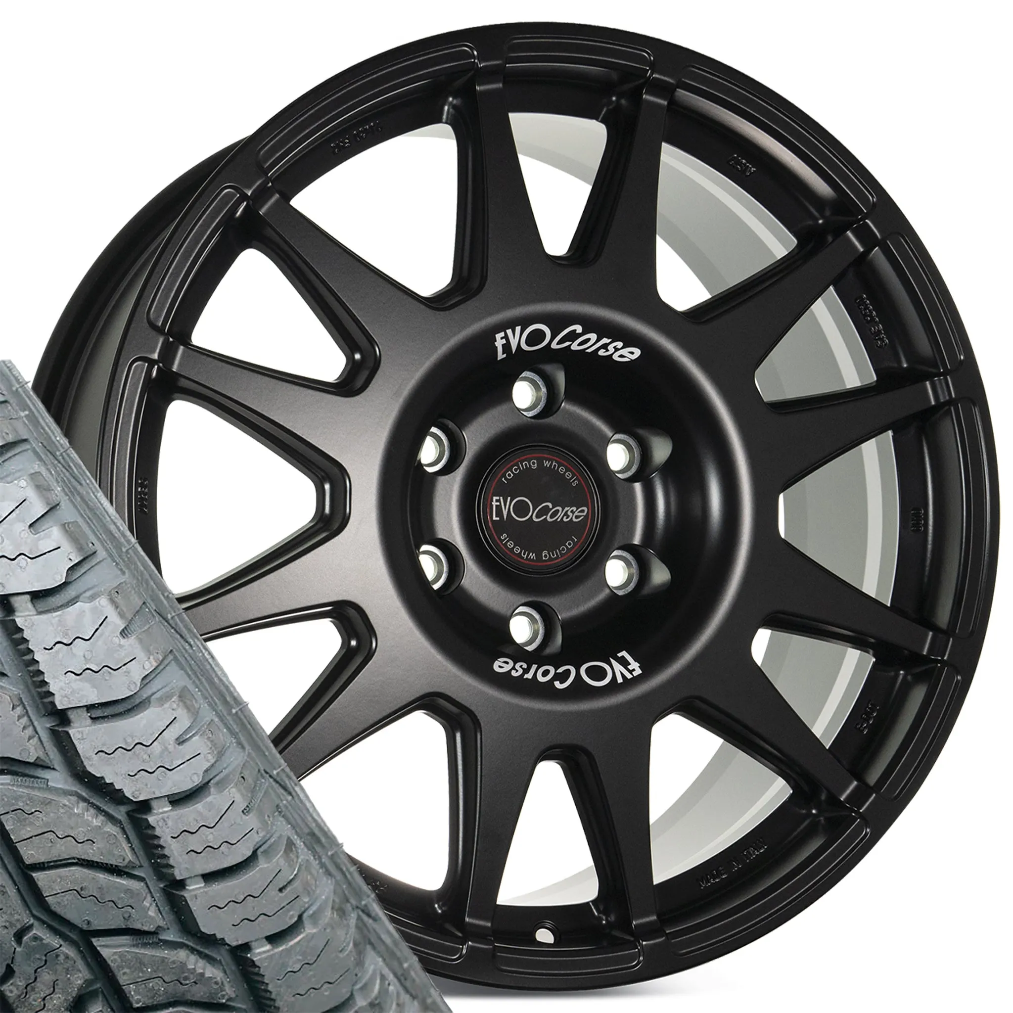 EVO Corse DakarZero 20" Wheel & Tyre Package for Ford Ranger Raptor (2022 )