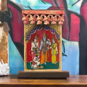 Framed glass Tanjore  Painting ( Ram Darbar)  : 4